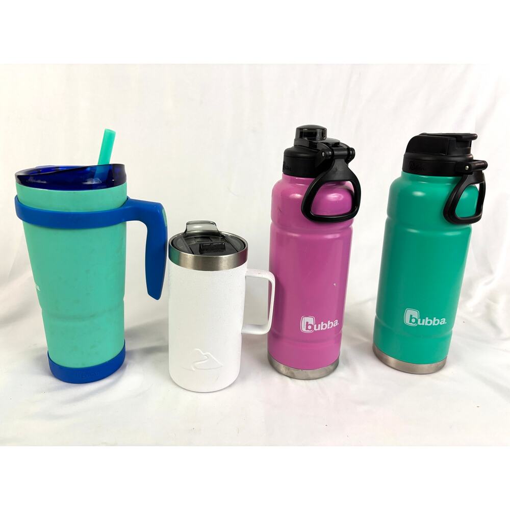 Mixed Lot (4) Bubba Trailblazer Envy S Ozark Trail Insulated Steel Tumblers Mugs